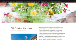 Desktop Screenshot of penzion-cbudejovice.cz